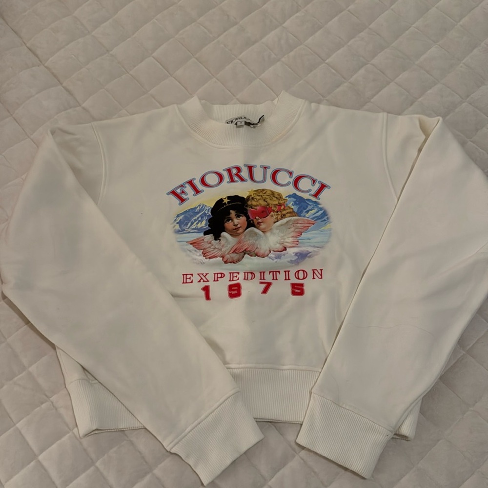 Fiorucci Expedition 1975 Cropped Sweatshirt